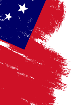 Samoa flag brush png