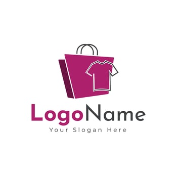 Ecommerce logo, Shopping cart logo and shopping bags logos vector