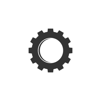 Icon gear symbol machine vector