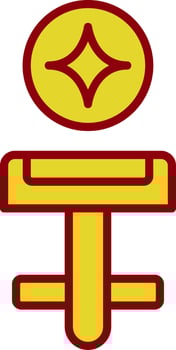 Cufflinks Vintage Icon Design vector