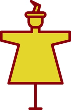Scarecrow Vintage Icon Design vector