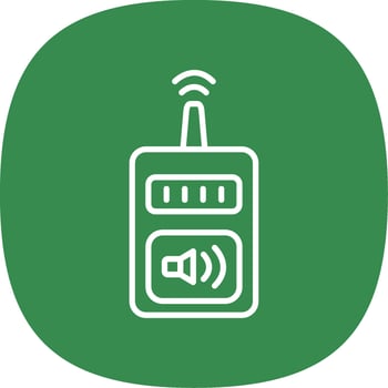 Device Line Curve Icon Design vector