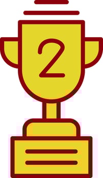 Trophy Vintage Icon Design vector