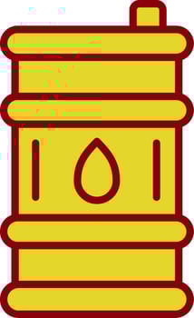 Oil Barrel Vintage Icon Design vector