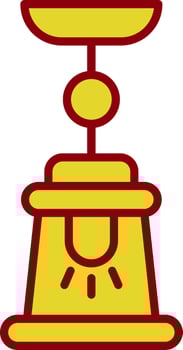 Lamp Vintage Icon Design vector