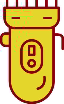 Electric Shaver Vintage Icon Design vector