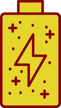 Battery Vintage Icon Design vector