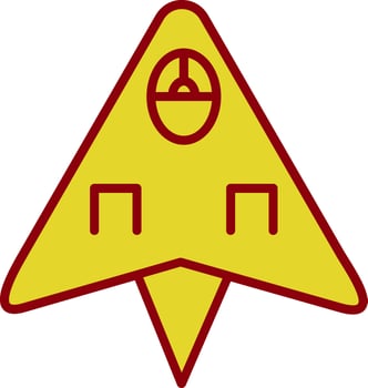 Plane Vintage Icon Design vector