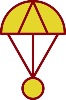 Skydive Vintage Icon Design vector