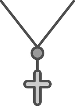 Anj Line Filled Greyscale Icon Design vector