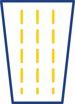 Road Line Two Colour Icon Design vector