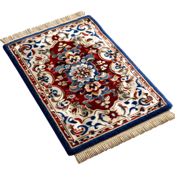 3D Rendering of a Pray Mat for Muslims on Transparent Background png