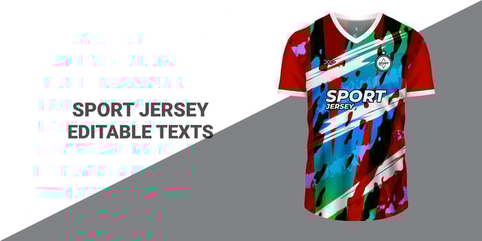 Sports jersey template sports t-shirt design Sports jersey design uniform concept vector