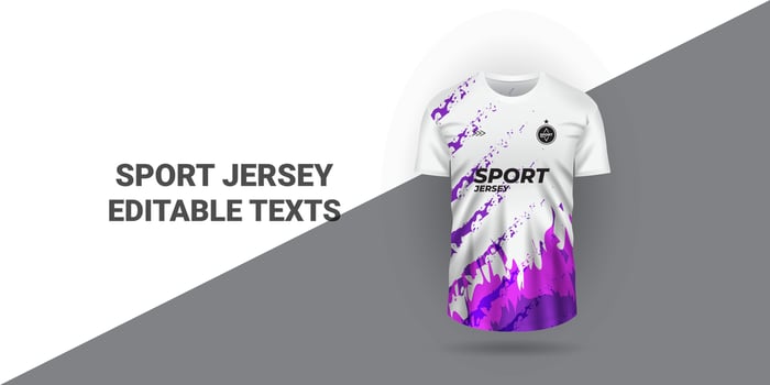 Sports jersey template sports t-shirt design Sports jersey design uniform concept vector