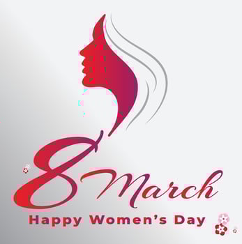 International Women's Day 8 March vector