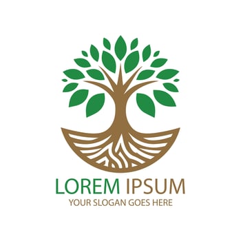 Tree Logo Design Illustration vector