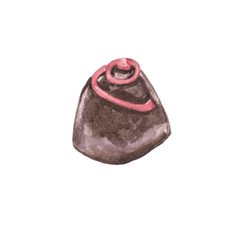 Watercolor of sweet chocolate design great for cards, banners, headers, party posters or decorate your artwork. png