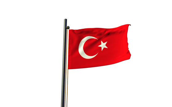 turkey flag on flagpole png