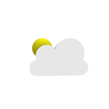 3D weather forecast icons transparent background png