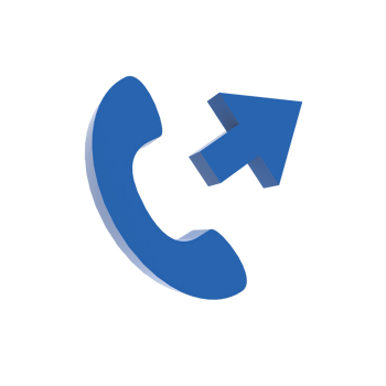 blue call icon png