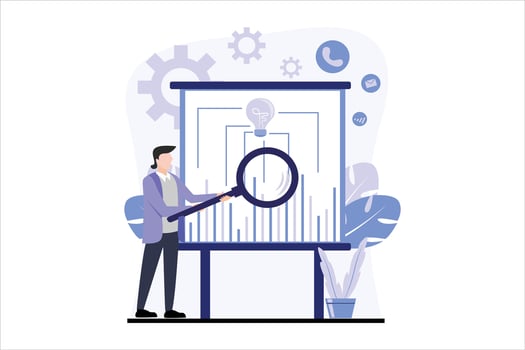 Finance Business Flat Design Illustration vector