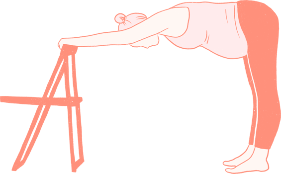 pregnancy yoga hand drawn, prenatal Yoga flat art png