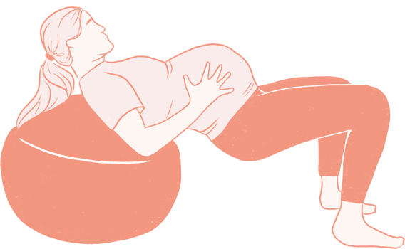 pregnancy yoga hand drawn, prenatal Yoga flat art png
