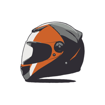 image of the icon design for a motorbike helmet png