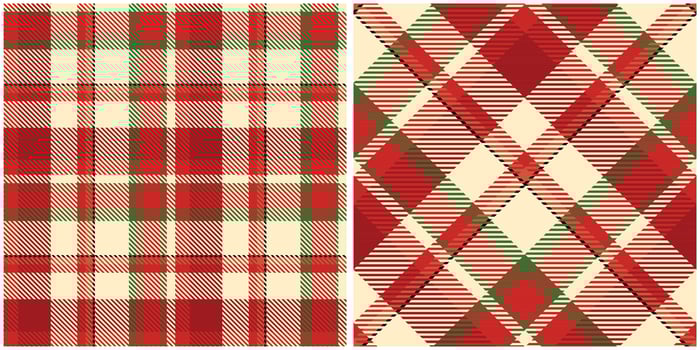 Tartan Plaid Seamless Pattern. Tartan Seamless Pattern. Seamless Tartan Illustration Set for Scarf, Blanket, Other Modern Spring Summer Autumn Winter Holiday Fabric Print. vector