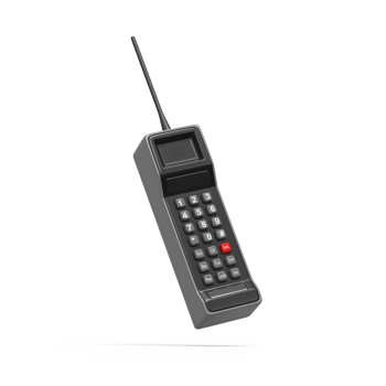 Old Cell Phone 3D Render png