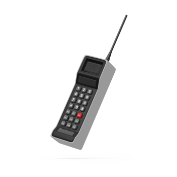 Old Cell Phone 3D Render png