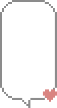8bit retro game pixel speech bubble balloon icon sticker memo keyword planner text box banner png
