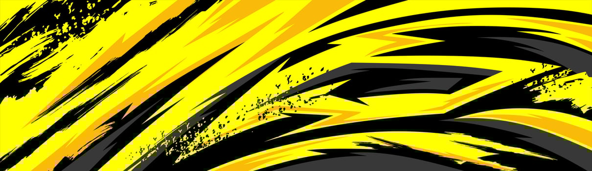 Abstract Car decal design . Graphic abstract stripe racing background kit designs for wrap vehicle, race car, rally, adventure and livery vector
