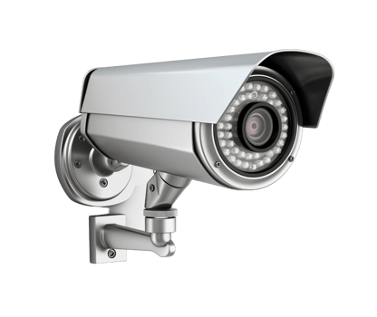 CCTV Security camera isolated on transparent background png
