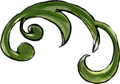 Elements motif jacobean rococo folk art png