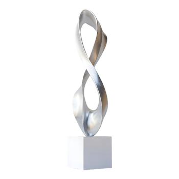 White Luxury Trophy on Transparent background png