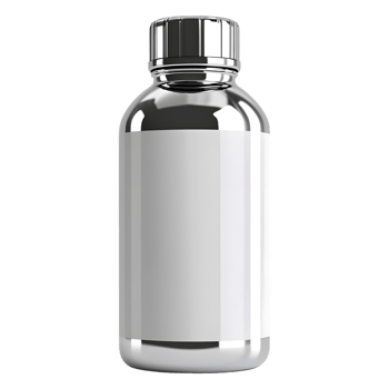 Empty Glass Oil Bottle on Transparent background png