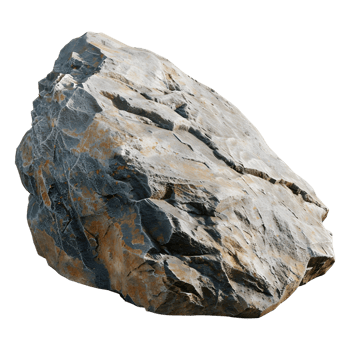 Mountain Stone Raw on Transparent background png