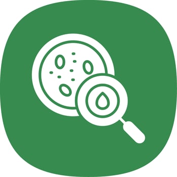 Blood Glyph Curve Icon Design vector