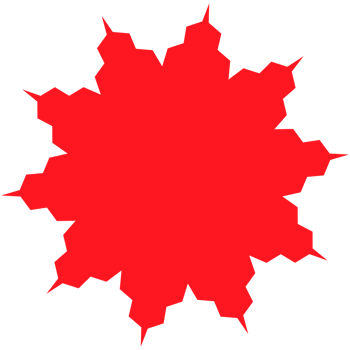 . Red beams firework. Best for sale sticker, price tag, quality mark. png
