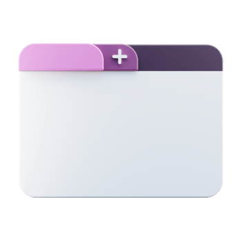 Desktop Web UI 3D Illustration png