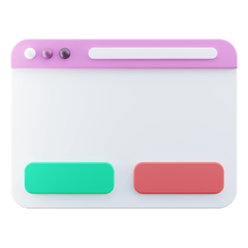 Dialog Box Pop Up Notification 3D Render png