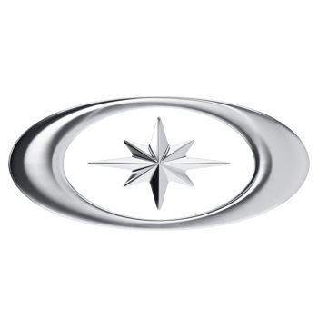 Y2K Chrome Star Eye png