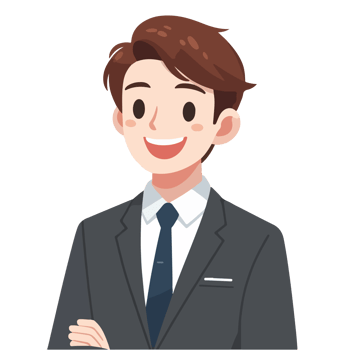 business man illustration on transparent background png