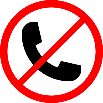 No phone sign flat icon. No talking and calling icon. Red cell prohibition illustration for graphic design, logo, web site, social media, mobile app, ui illustration png