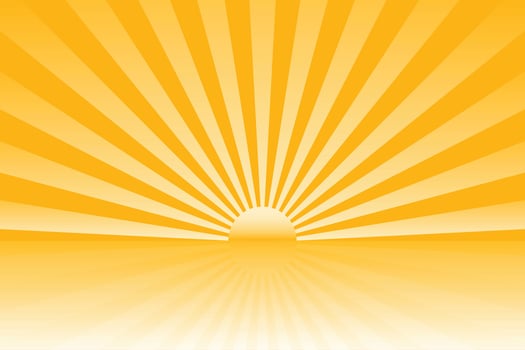Sunburst Pattern Background for Summer Banner vector