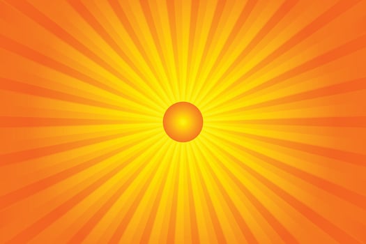 Sunburst Pattern Background for Summer Banner vector