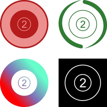Pool Ball Icon Design vector