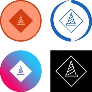 Under Construction Icon Design vector