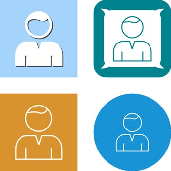 Unique User Icon vector